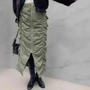 [하프클럽/]여성 건빵 일상 캐쥬얼 고무줄 치마