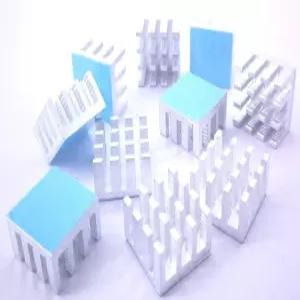 이지카고 10pcs 14mm 히트싱크 14x14x8mm + 프리 어플라이드 3M 8810 냉각 GPU 칩 VRAM VGA RAM (10pcs