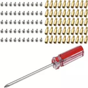 디어 PC 케이스 마더보드 나사 키트 만들기 M3x6x4mm 황동 스탠드오프 M3x5mm 드라이버 포함 하드