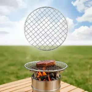 헬로그릴 304스텐 원형 미니 석쇠 18cm 캠핑 그릴망