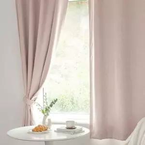 프리미엄 암막커튼 아일렛형 작은창/창문형 커튼 보온 WEC8222