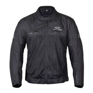 남성용 스톡오데아 장갑 오토바이 재킷 - 사계절 내내 방수 반사 파워스포츠 보호 기어-블랙