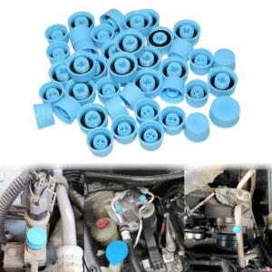 AC 포트 밸브 더스트 캡, R134a/R12 하이/로우 사이드 에어컨 파이프라인용, M9 M10 과 호환 가능, 10