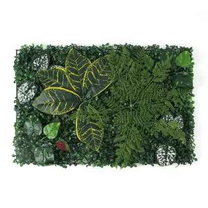 비타리토 벽장식 인조잔디 60x40cm 크로톤조립 조경용 모조 시공용 조경인테리어 인공 매트 식잔디