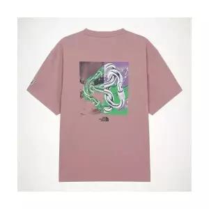 [노스페이스] NT7UR70C 남성 카라비너 반팔 티셔츠 SOFT PINK 1623929