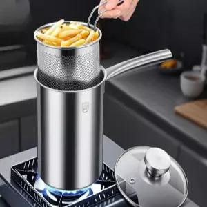 올원픽 미니튀김냄비 캠핑 튀김냄비 가정용 튀김기