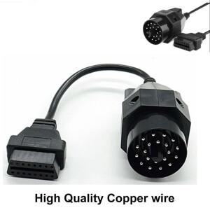[호환품]16Pin obd2 커넥터 진단 케이블 16 핀 BMW 호환 e31 e32 e34 e36 20 20pin
