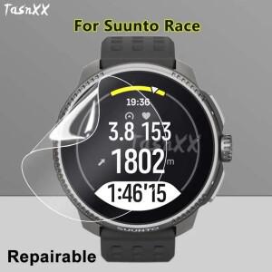순토 호환 Race S Smart 호환Watch용  클리어 호환 슬림 스크린 보호대 스크래치 방지  수리 하이드로겔 필
