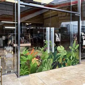 여름 창문스티커 시트지 매장쇼윈도 대형포토존