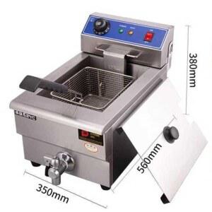 업소용 전기튀김기 전기 돈가스 실린더 대용량 전기식 소형 가스 감자튀김 온도 치킨집