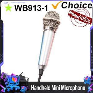 휴대용 미니 마이크 3.5mm 스테레오 스튜디오 스마트 폰 노트북 PC 데스크탑 용 KTV 가라오케 오디오