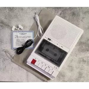카세트 플레이어 빈티지 감성 흰색 레트로 테이프