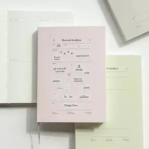 루카랩 13500 2026 레코드 아카이브 B6 포켓 다이어리 주간 플래너 PVC커버형