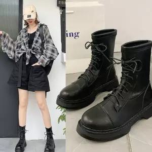 558 여성워커 워커부츠 여성부츠 플랫워커