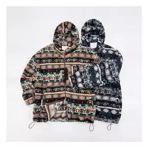 미즈큐즈 / UNISEX 빈티지 엘리펀 노르딕 덤블 후리스 후드 집 942856