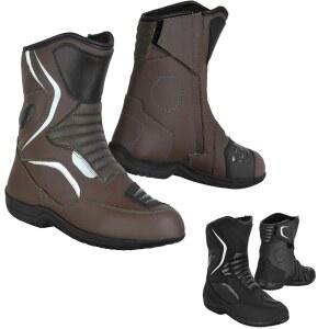 하이브 모토 크로스 부츠 남성 가죽 오토바이 신발 고무 밑창 보호 라이더 CE 승인 EN 13634:2017