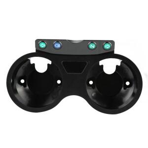 Yamaha YBR 125 ED 용 검정색 속도계 주행 거리계 하단 미터 커버 2005