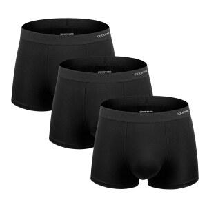 COODYAKE 남성용 심리스 극세사 모달 트렁크 속옷 복서 브 멀티팩