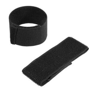 유오메즈 카우보이 부츠 스트랩, 검은색 스트랩은 자전거, 하이킹, 낚시, 정원 가꾸기, 남성, 여성용 접착식 탄력 있는 바지 다리 스트랩입니다