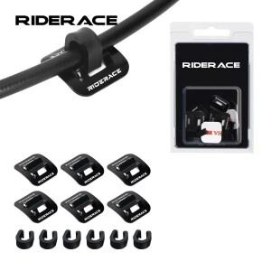 자전거 시프트 브레이크 하우징 라인 튜빙 버클 및 C-클립 프레임 케이블 가이드 튜브 클립 오일 고정 클램