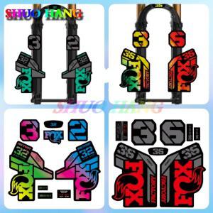 Foxs 32 36 STEP CAST 플로트 자전거 포크 서스펜션 성능 엘리트 데칼 세트 비닐 자동차 액세서리 자동차 스티커