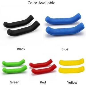 2pcs 자전거 브레이크 레버 커버 산악 핸들 바 그립 SilicFor 보호대 사이클링 액세서리