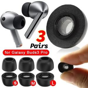 삼성 호환 Galaxy Buds3 Pro 팁 이어 버드 용 메모리 스폰지 블루투스 헤드셋 교체 귀마개