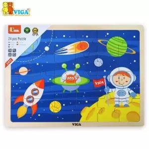 (튼튼)비가(VIGA) 24피스퍼즐 우주여행 (V51461)그림 놀이 유아 아동 어린이 감각발달 완구 24