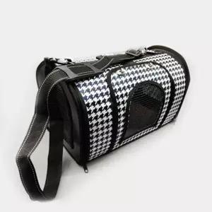강아지 애견 외출 산책 이동가방 이동장 블랙화이트
