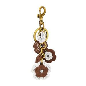여성 핸드백용 플라워 가방 매력 가죽 열쇠고리 레트로 에스테틱 액세서리
