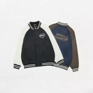 네셔널지오그래픽키즈 내셔널지오그래픽 키즈 현대점 2025 신상 K253UJP020 바시티 스태디엄 점퍼 야구점퍼