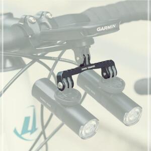 [2개구성] 자전거 카메라더블마운트 듀얼거치대 듀얼브라켓 고프로 듀얼마운트 더블라이트마운트 카메라라이트마운트 FGWE68B4C