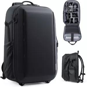 라레노 카메라 백팩 확장 가능한 전면 수납 공간이 있는 하드쉘 방수 케이스 DJI 매빅 드론/16