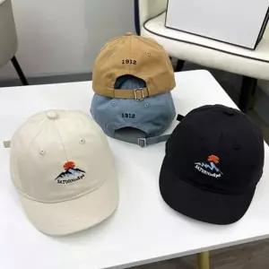 남녀공용 마운틴 숏챙 패션 야구 볼캡 모자 여성 남성