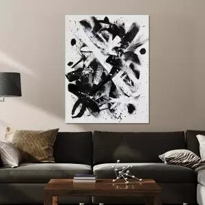 [트리빌리지]멋진 추상화 모노톤 텍스처 유화 미술작품액자 인테리어그림