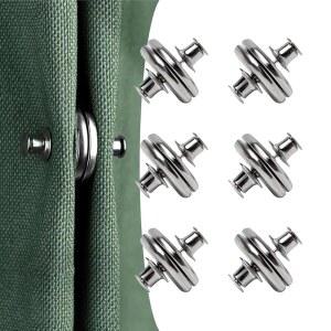 커튼 자석 닫힘, 클립, 강한 닫힘 커튼을 닫아 집, 침실, 사무실(20mm/6쌍)의 빛 누출을 방지합니다