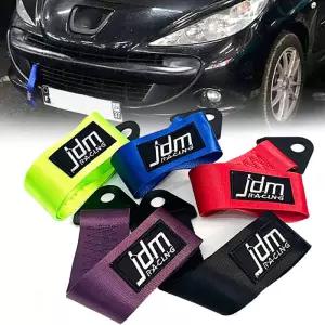 견인장치 JDM RACING 나일론 견인 스트랩 차량용 레이싱 로프 자동 트레일러 범퍼