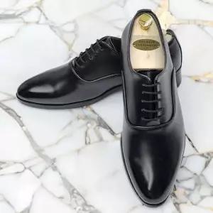 깔끔 남성 구두 세미정장 유광 키높이 하객룩 신사화 WED414C