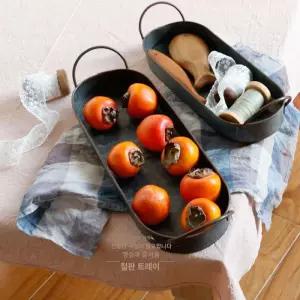 인테리어 트레이 서빙 바구니 소쿠리 위커 과일