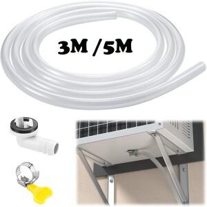 10/16피트 에어컨 배수 호스 3/5인치 휴대용 커넥터 교체 (범용 미니 소형 호환 스플릿 유닛용)