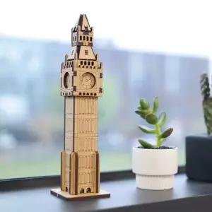 빅벤 건물 건축 나무 조립 모형 DIY 만들기 나무모형 나무조립모형