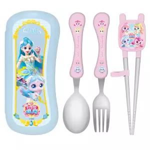 [보리보리/오키즈]캐치티니핑6 수저포크케이스세트-사뿐핑 풀커버 교정용 YP5617 (T0004)