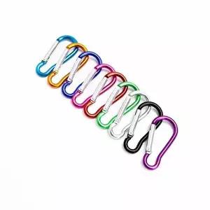 차박용 텐트 연장용 고리형 잠금 카라비너 등산 캠핑