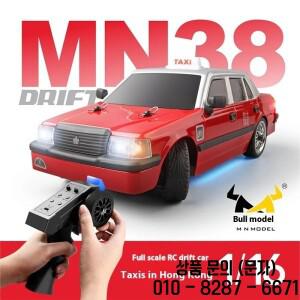 풀체중계 1/16 RC 드리프트 리모컨 택시 자동차 부모 자녀 대화형 14세 이상 장난감 Mn38