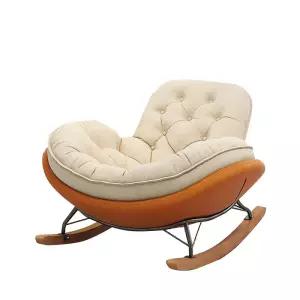 라운지 흔들의자 안락의자 발받침 세트 거실용 심플