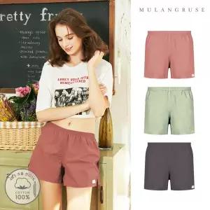 [물랑루즈][순면]파스텔 여성 트렁크팬티 홈웨어속옷 3종세트(C형)