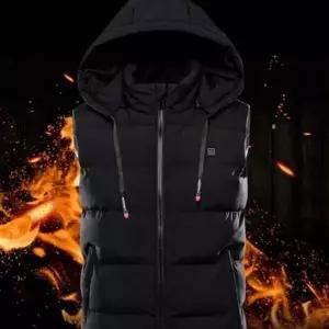 [셀러에이드]따뜻한 겨울 발열 조끼 전기 usb 발열 조끼 남성 방한