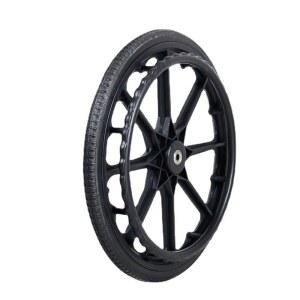 휠체어 바퀴 교체 타이어 저소음 부품 검정 24인치 휠 뒷바퀴