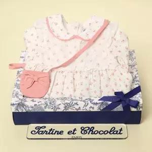 [롯데백화점]타티네쇼콜라 레이플라워원피스SET(백일돌원피스선물세트)TTPMOE051P