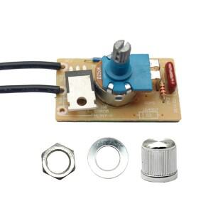 호환 책상 램프 조광기 로터리 스위치 교체 120V/240VAC 300W 무단 변속 스타일 On/Off Universal